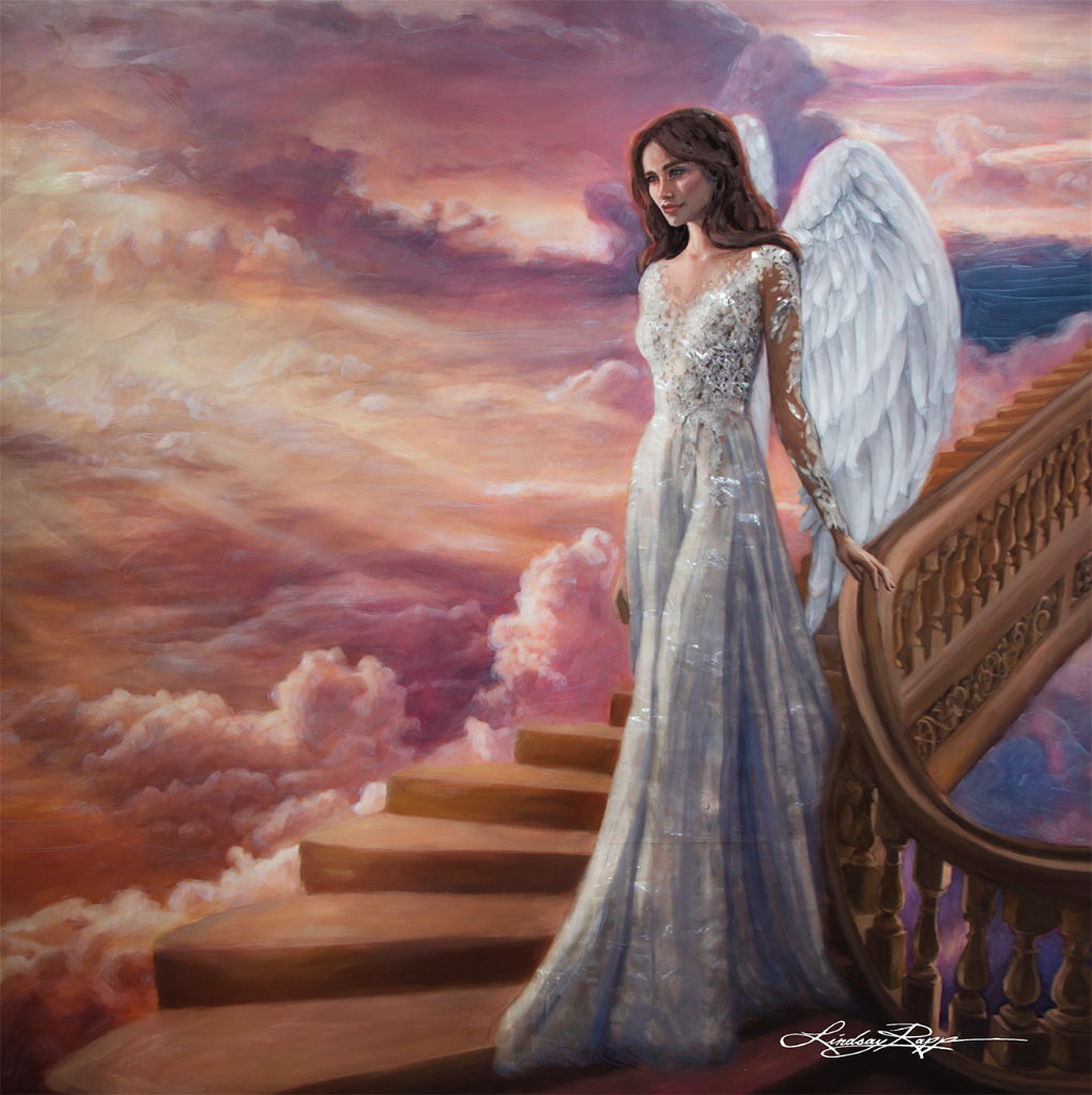 "Stairway To Heaven" <br/> Original Painting <br/> in Private Collection <br/> at New York, New York