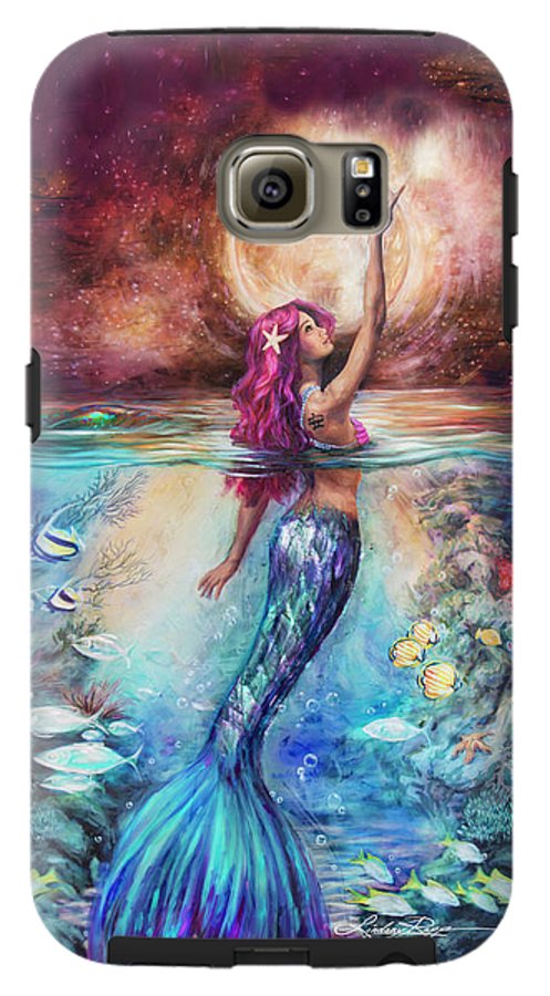 "Moonlit Siren" iPhone Case