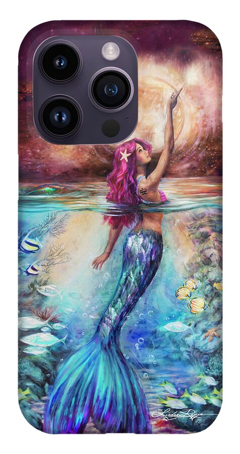 "Moonlit Siren" iPhone Case