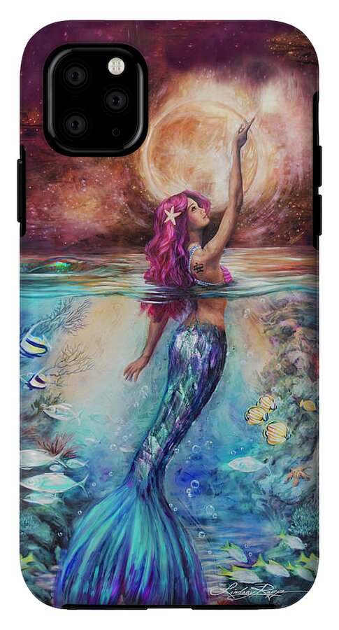 "Moonlit Siren" iPhone Case