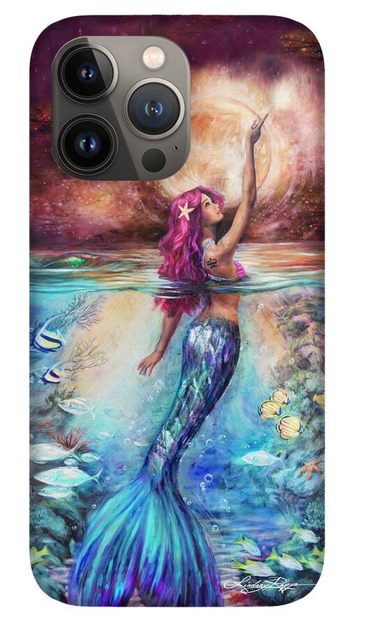 "Moonlit Siren" iPhone Case