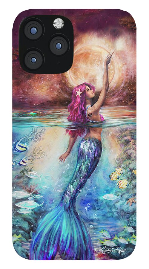 "Moonlit Siren" iPhone Case