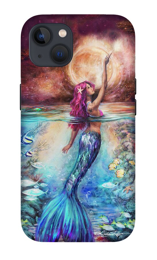 "Moonlit Siren" iPhone Case
