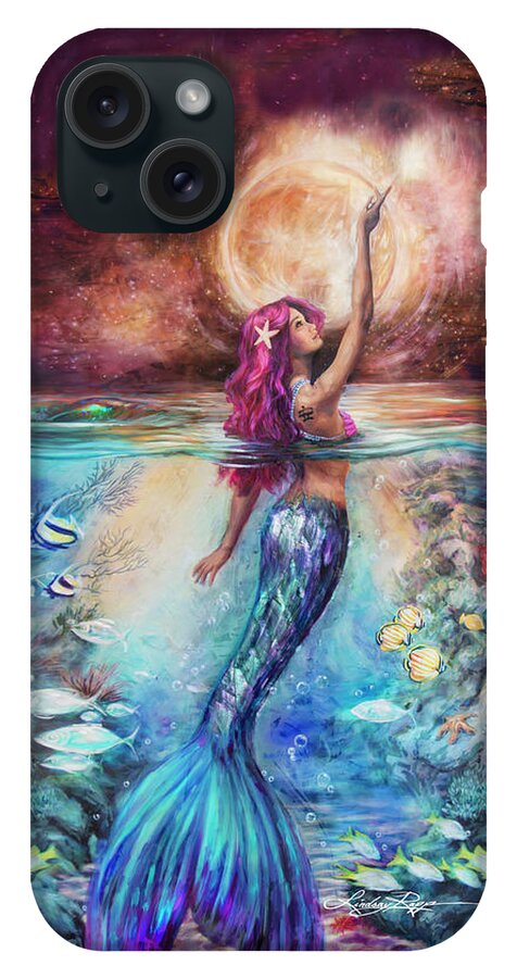 "Moonlit Siren" iPhone Case