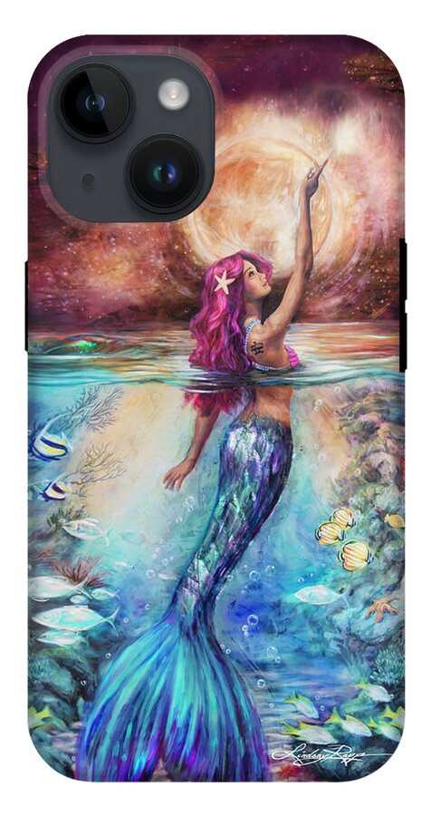 "Moonlit Siren" iPhone Case