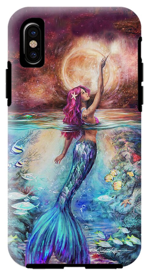 "Moonlit Siren" iPhone Case