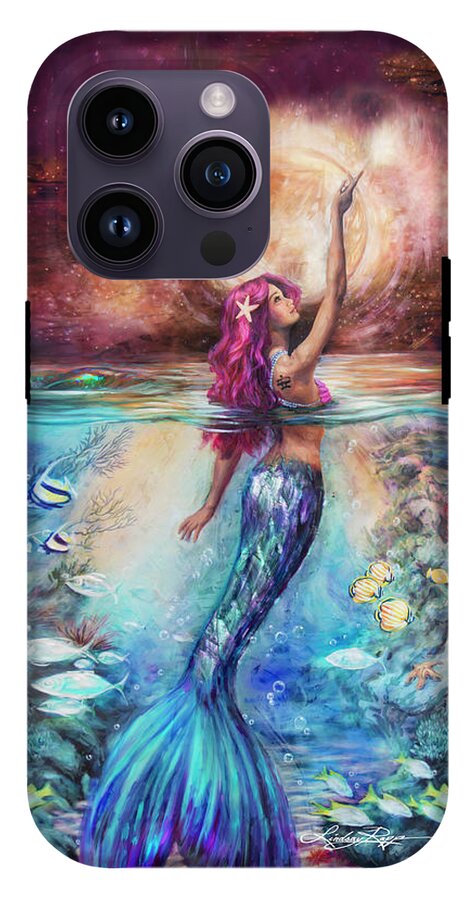 "Moonlit Siren" iPhone Case