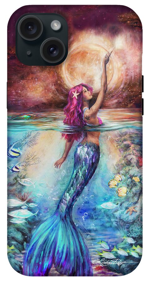 "Moonlit Siren" iPhone Case