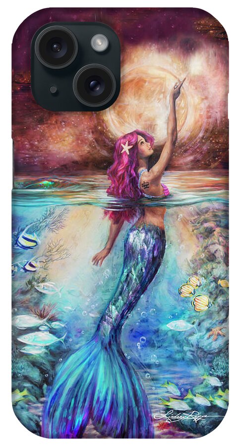 "Moonlit Siren" iPhone Case