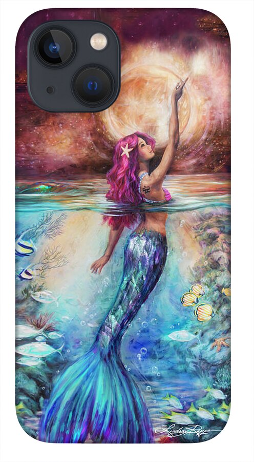 "Moonlit Siren" iPhone Case