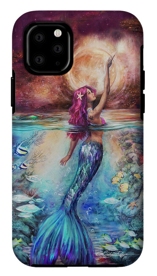 "Moonlit Siren" iPhone Case