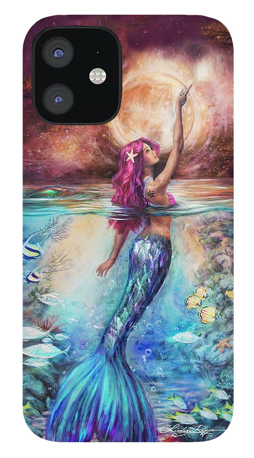 "Moonlit Siren" iPhone Case