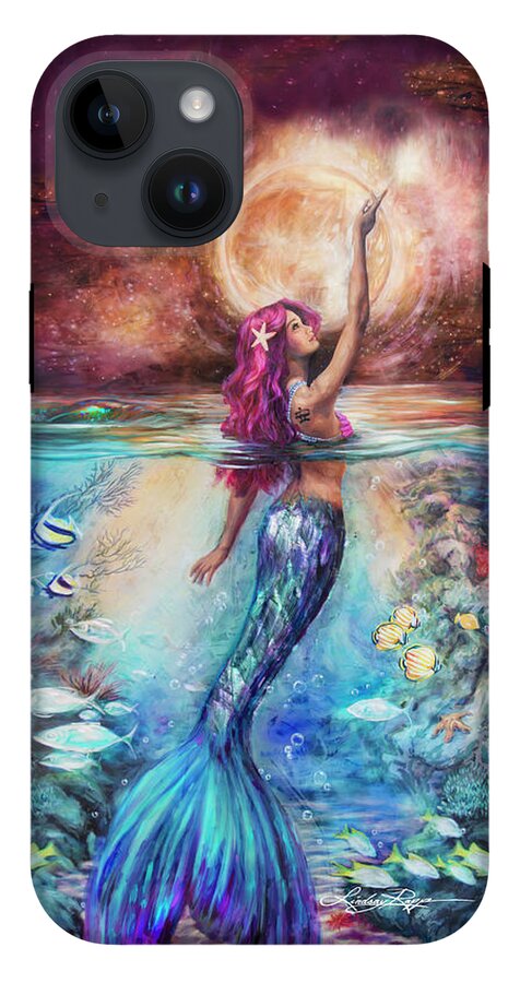 "Moonlit Siren" iPhone Case
