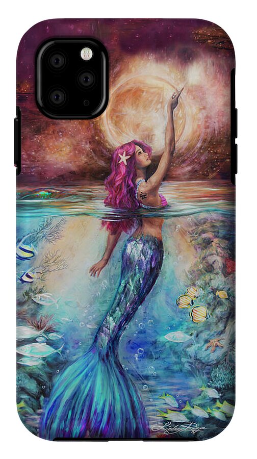 "Moonlit Siren" iPhone Case