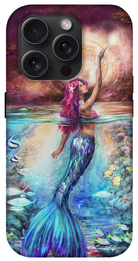 "Moonlit Siren" iPhone Case