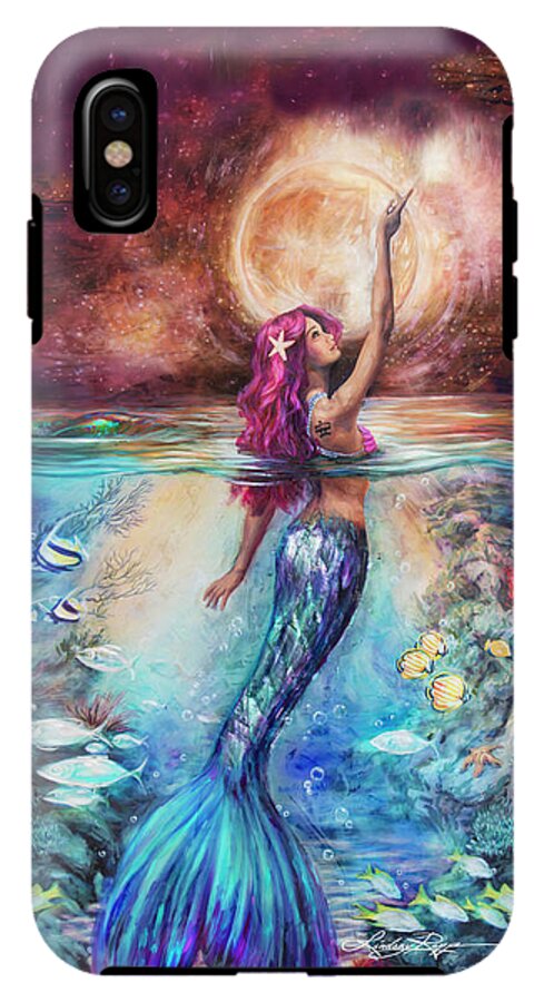 "Moonlit Siren" iPhone Case
