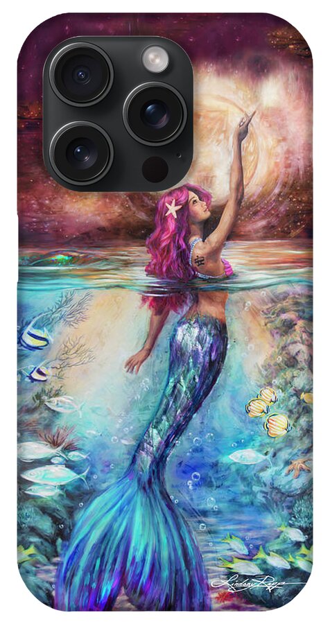 "Moonlit Siren" iPhone Case