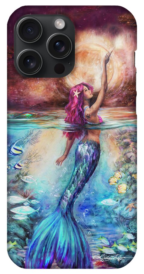 "Moonlit Siren" iPhone Case