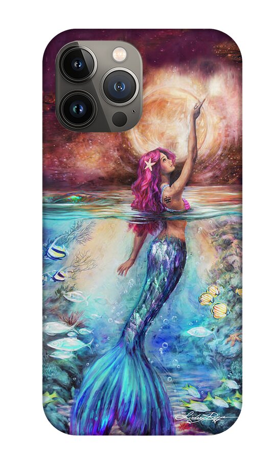 "Moonlit Siren" iPhone Case