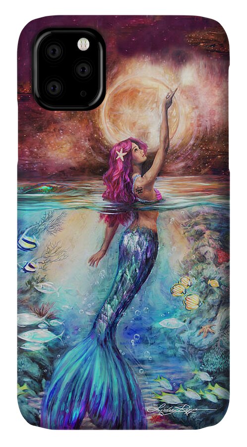 "Moonlit Siren" iPhone Case