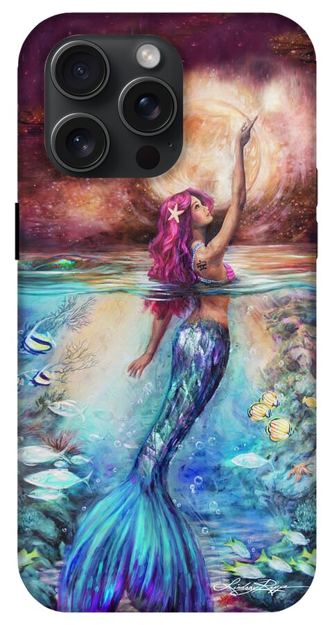 "Moonlit Siren" iPhone Case
