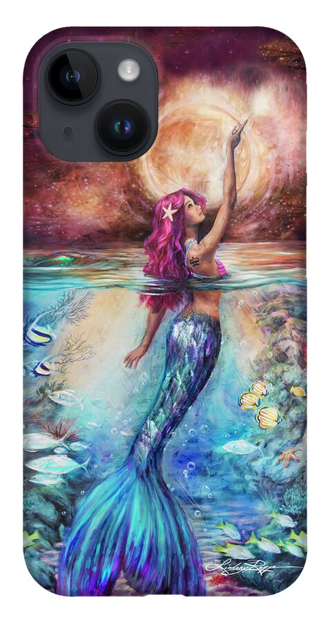 "Moonlit Siren" iPhone Case