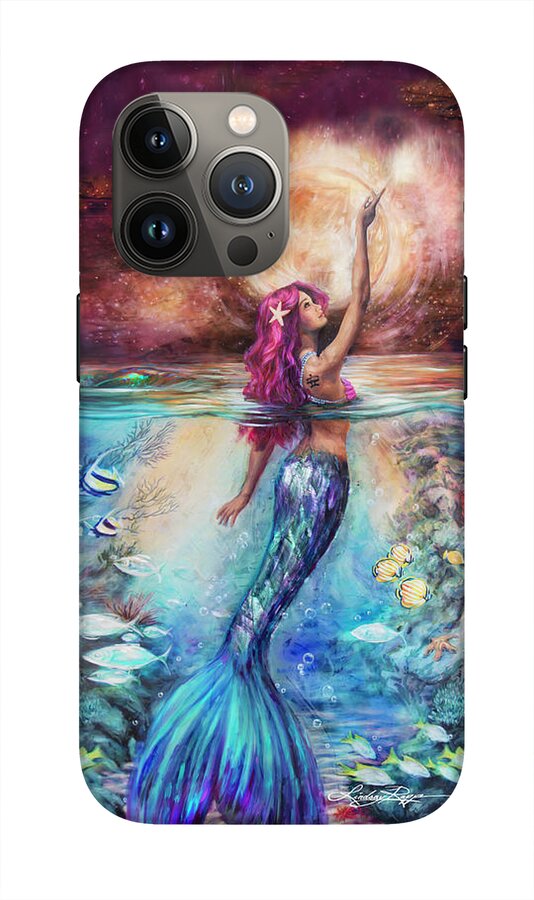 "Moonlit Siren" iPhone Case
