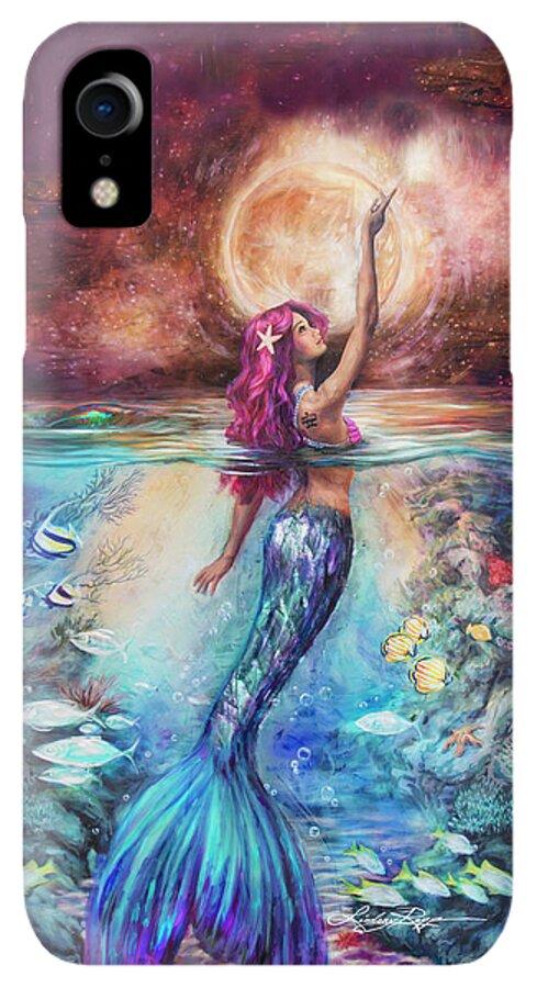 "Moonlit Siren" iPhone Case