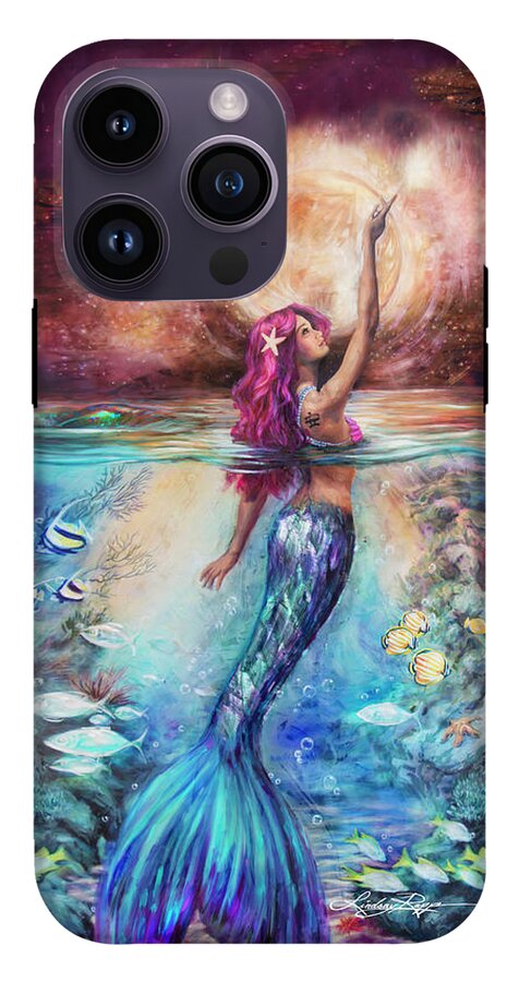 "Moonlit Siren" iPhone Case