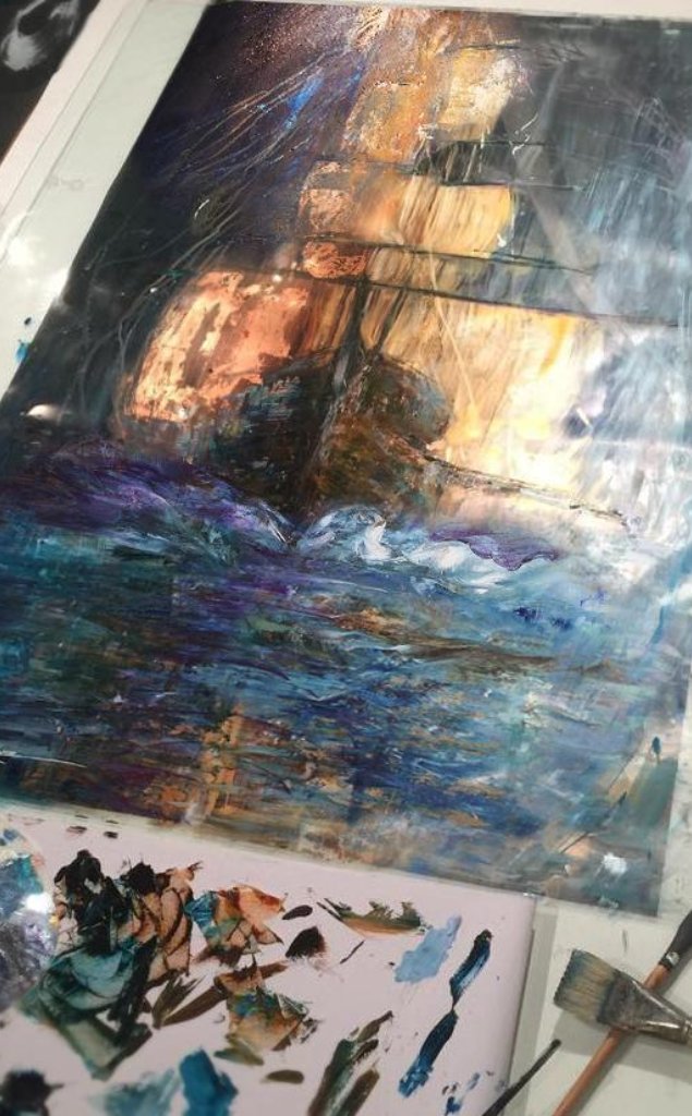 Over the Horizon ~ Original Painting ~ Lindsay Rapp Artist – Lindsay ...