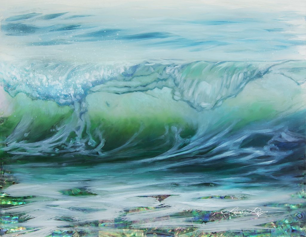 "Rising Tide" <br/> Original Painting <br/> in Private Collection <br/> at Orange, California