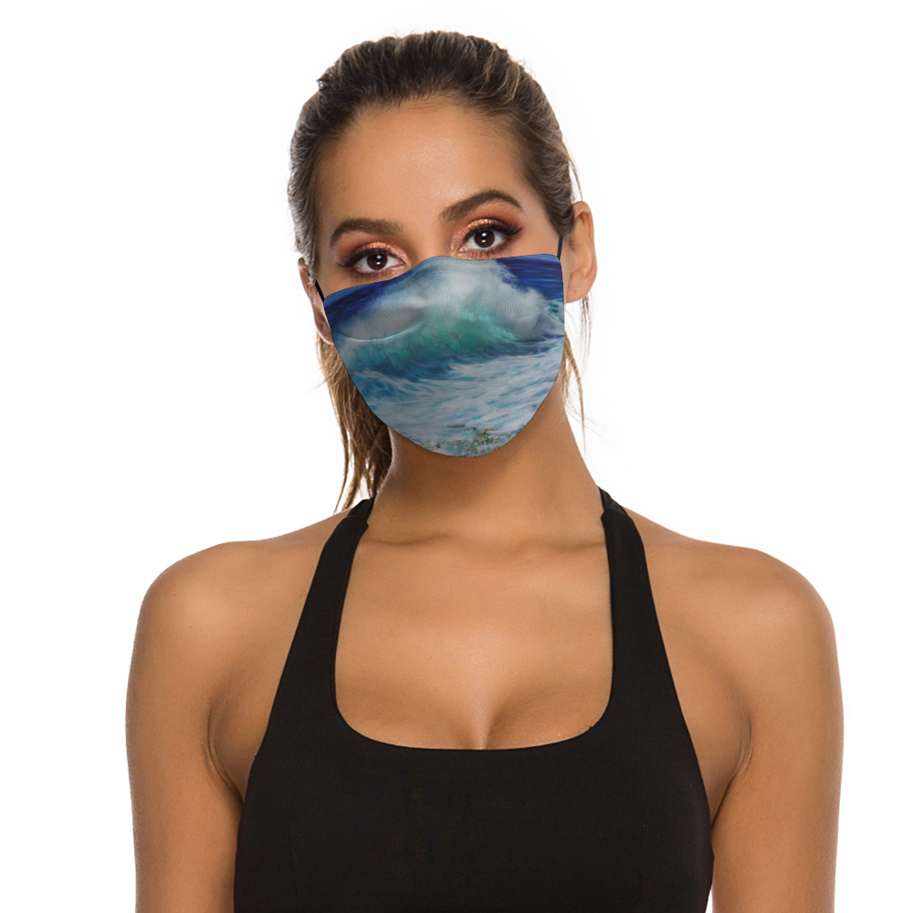 "Summer Wave" Face Mask with Filter