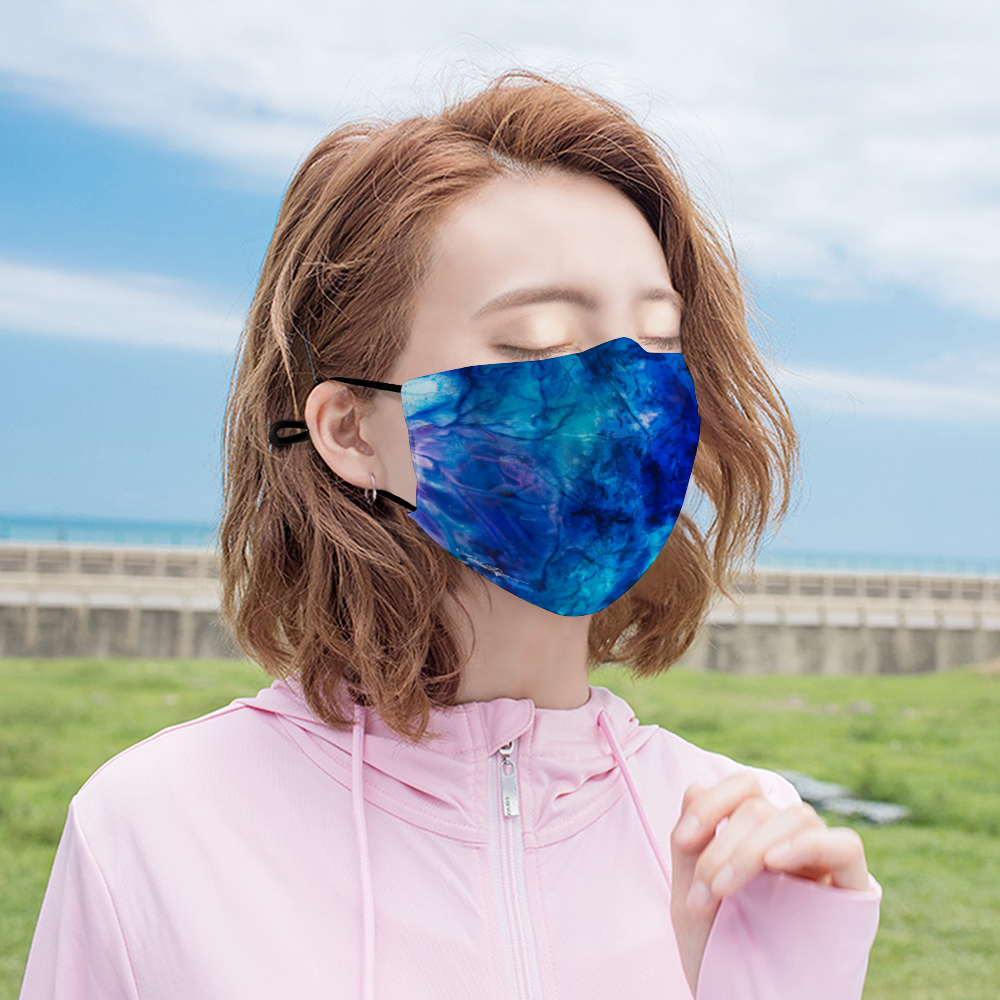 "Ocean Floor" Face Mask with Filter