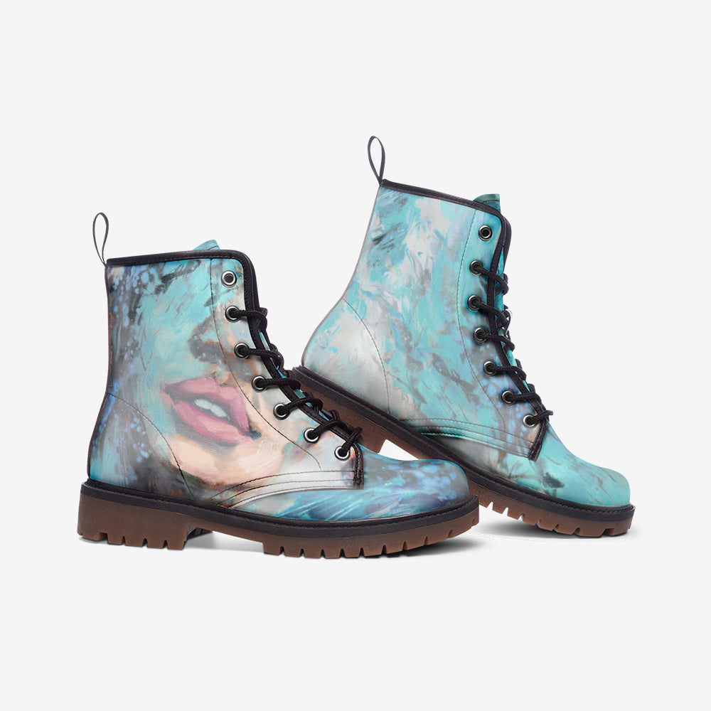 "MerMind" Leather Boots