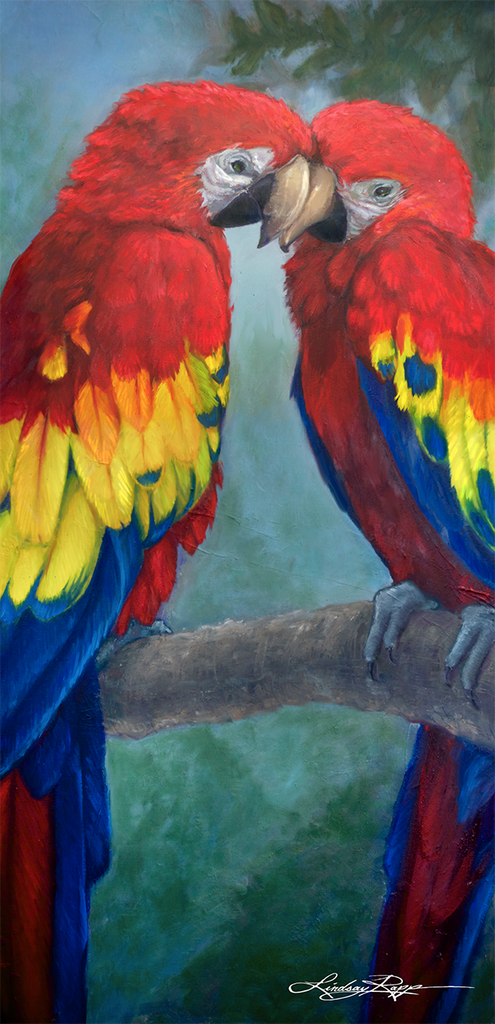 "Love Birds" <br/> Painting