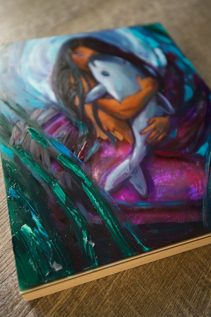 "Vaquita Dolphin" <br/> Original Painting <br/> in Private Collection at Kissimmee, Florida