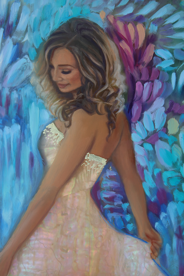 "Krystal Twirls" <br/> Original Painting <br/> In Private Collection at Oldsmar, Florida