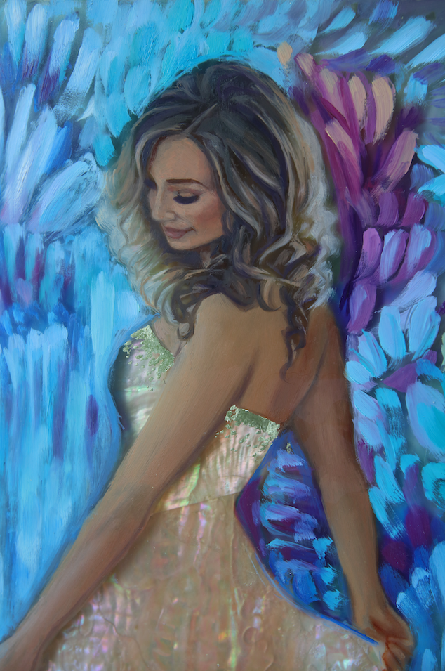 "Krystal Twirls" <br/> Original Painting <br/> In Private Collection at Oldsmar, Florida