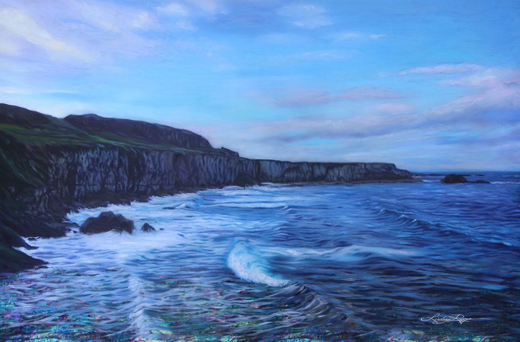 "Céad Mile Fáilte" ("A Hundred Thousand Welcomes" at the Cliffs of Ireland) Print