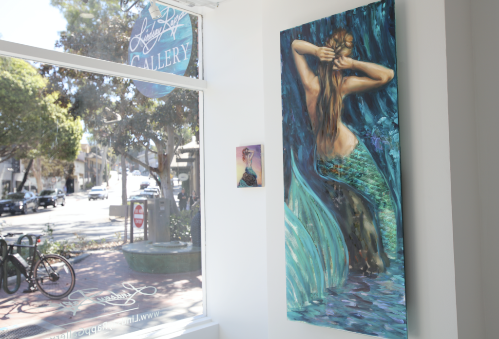 "Siren Sonata" <br/> Original Painting <br/> in Private Collection <br/> at Laguna Beach, California