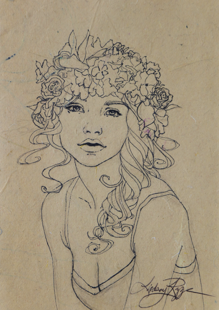 "Flower Child" <br/> Original Sketch