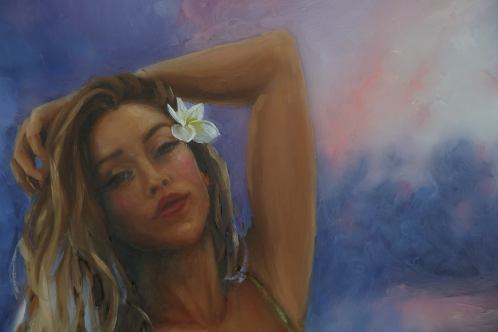 "Kanani" <br/> Original Painting <br/> in Private Collection <br/> at Boulder, Colorado