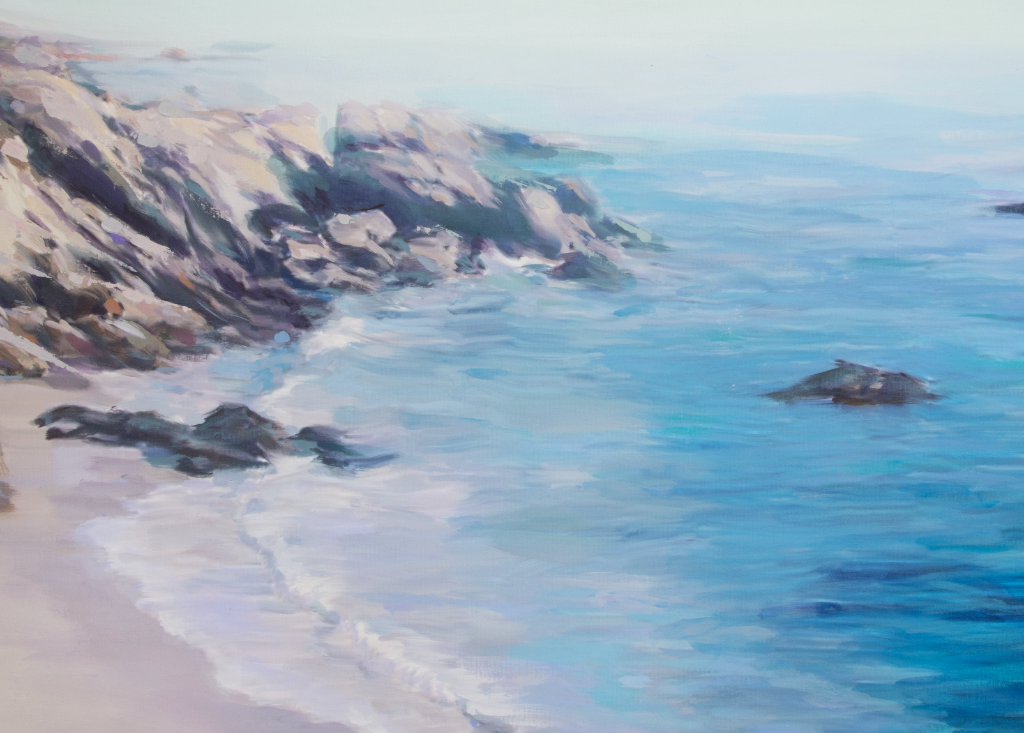 "Laguna Beach" <br/> Original Painting <br/> in Private Collection <br/> at San Francisco, California