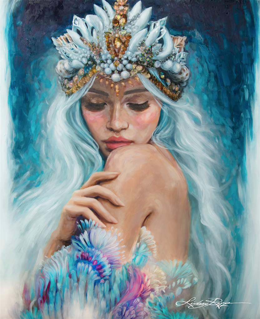 "Sea Queen" <br/> Original Painting <br/> in Private Collection <br/> at Philadelphia, Pennsylvania