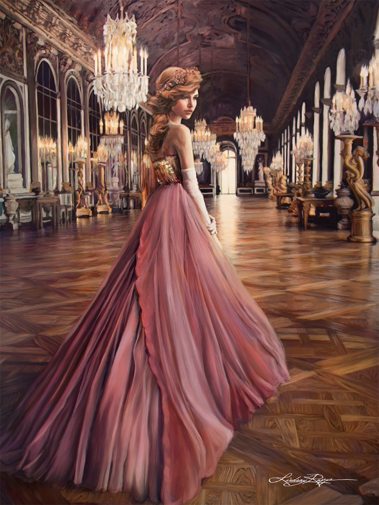 "Versailles" <br/> Original Painting <br/> in Private Collection <br/> at Philadelphia, Pennsylvania