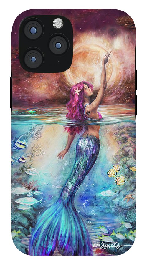 "Moonlit Siren" iPhone Case
