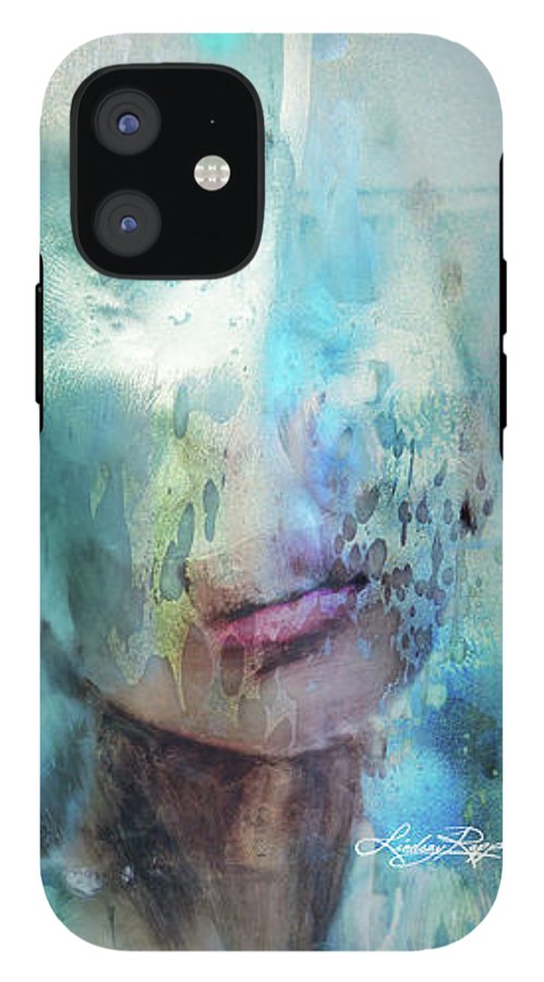 "Beautiful Mind" Blue Detail iPhone Case