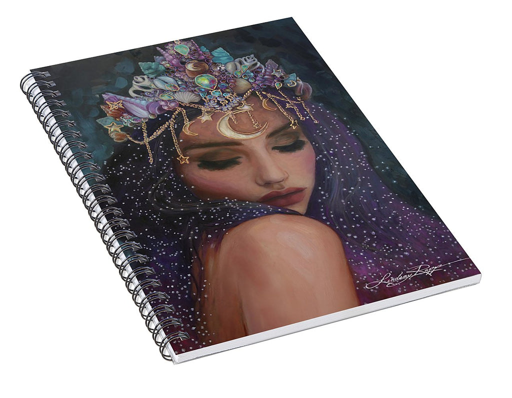 "Celestial Goddess" Spiral Notebook