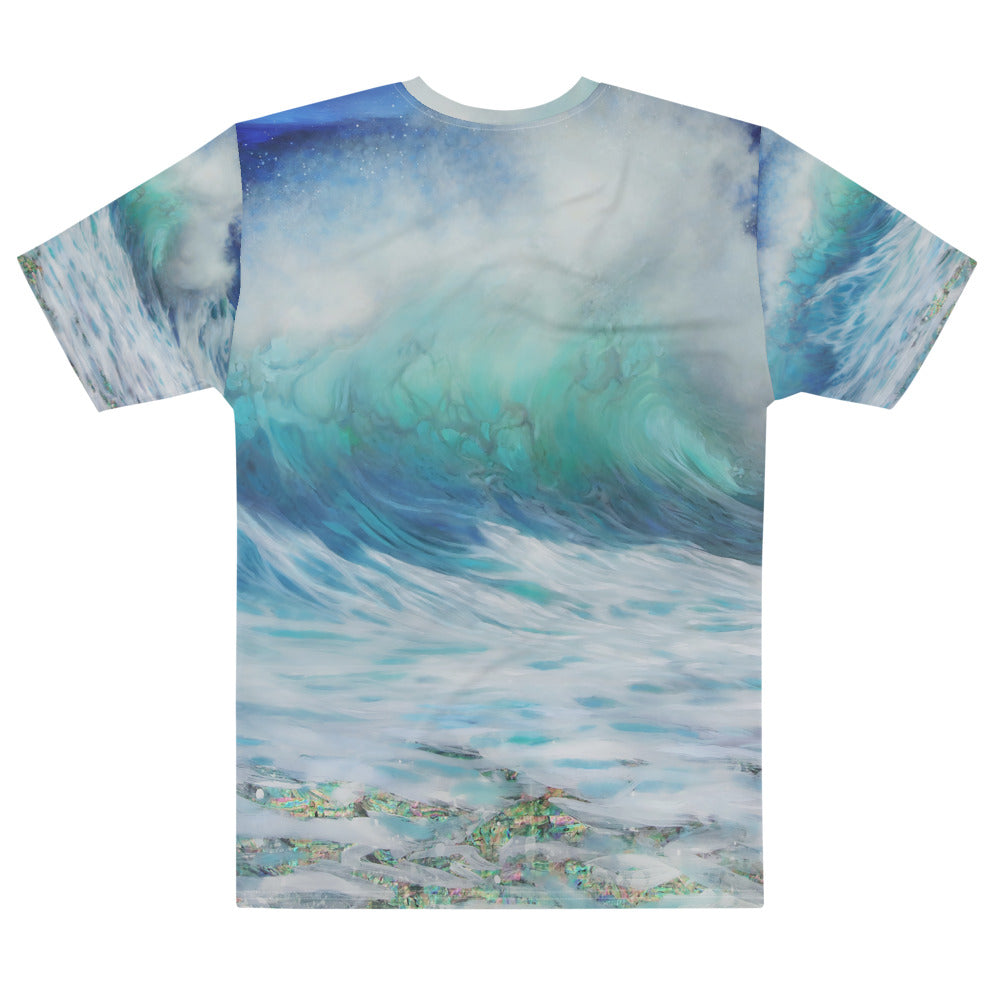 "Summer Wave" Detail Boyfriend-Fit T-shirt