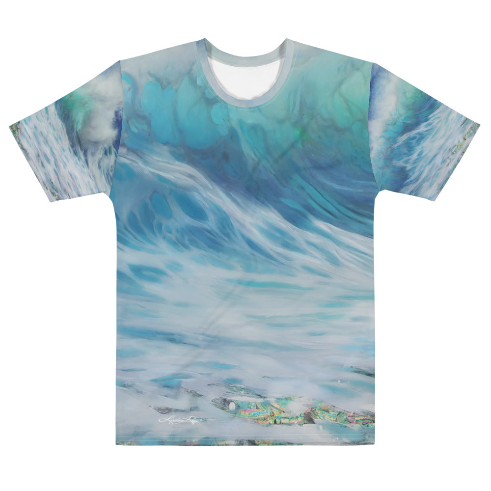 "Summer Wave" Detail Boyfriend-Fit T-shirt